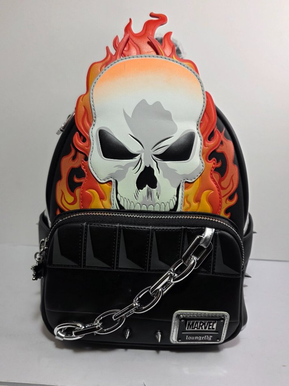 Loungefly Ghost Rider Glow Cosplay Mini Backpack - 1000 Exclusive